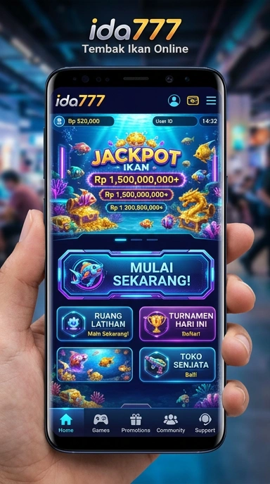 Layar utama ida777 — antarmuka bersih setelah instalasi